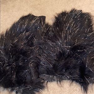 Black and silver fluffies